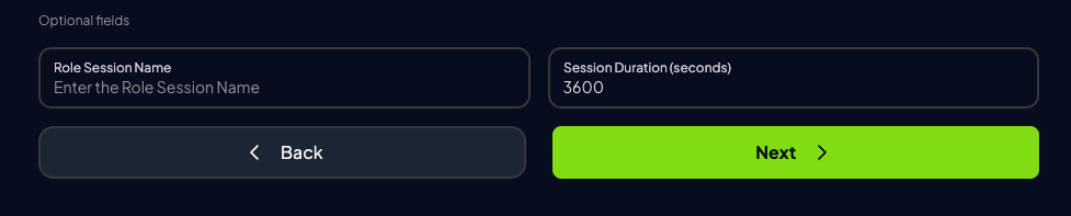 Next button in Prowler Cloud