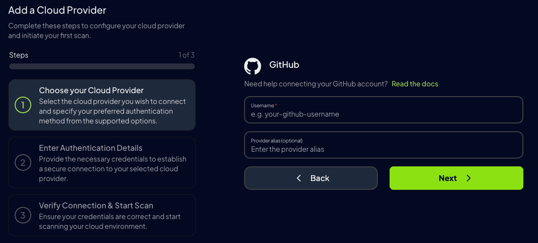 Add GitHub Account ID